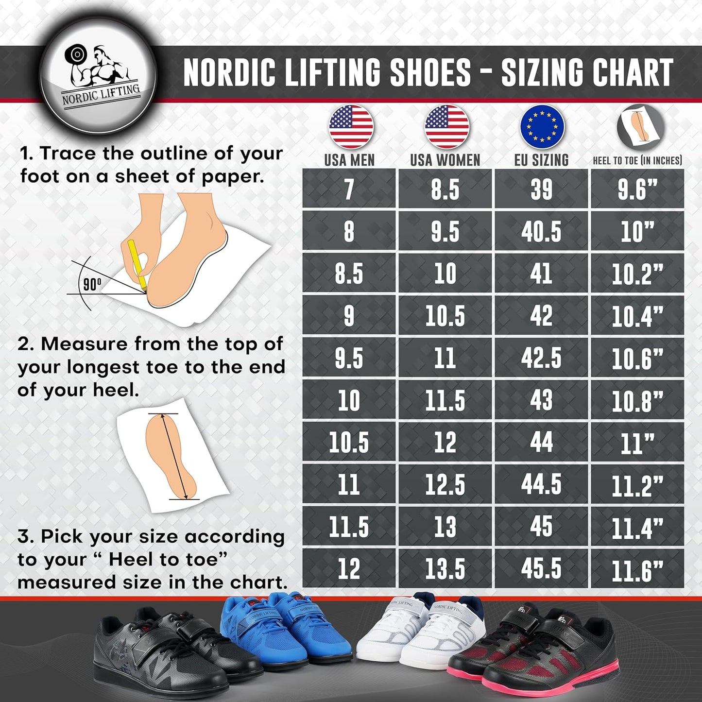 Powerlifting Shoes for Heavy Weightlifting - Men'S Squat Shoe - MEGIN