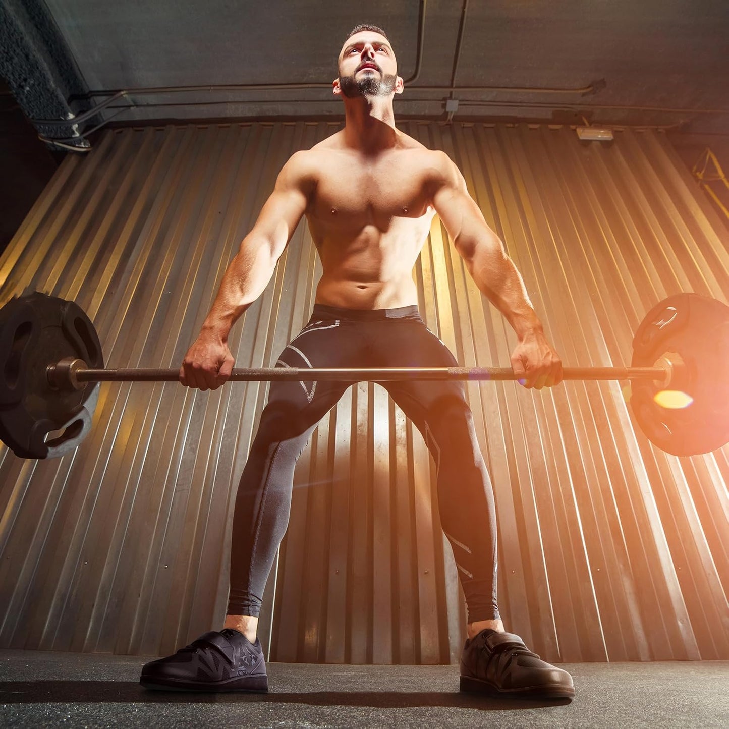 Powerlifting Shoes for Heavy Weightlifting - Men'S Squat Shoe - MEGIN