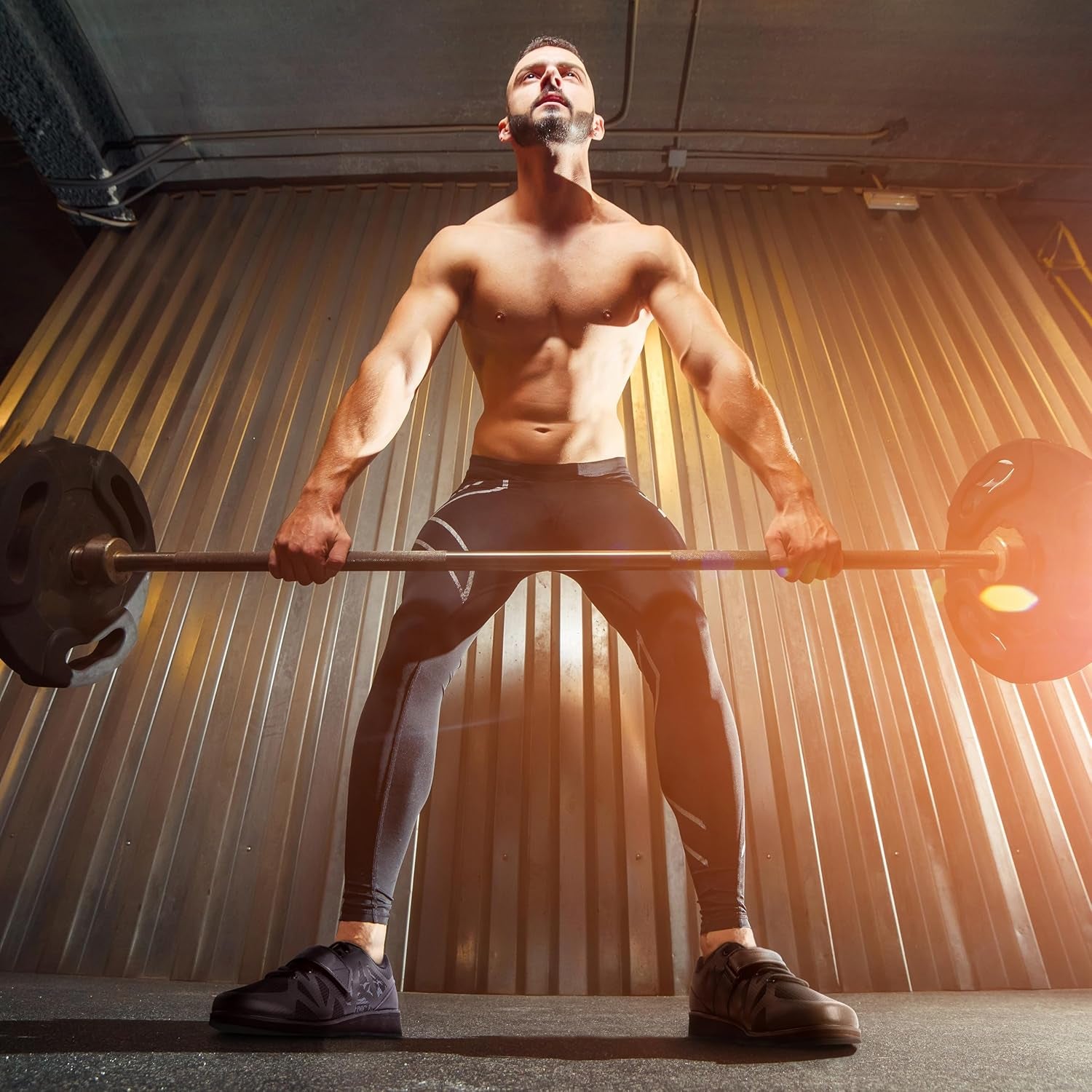 Powerlifting Shoes for Heavy Weightlifting - Men'S Squat Shoe - MEGIN